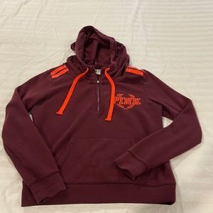 Victoria secret half zip hoodie medium